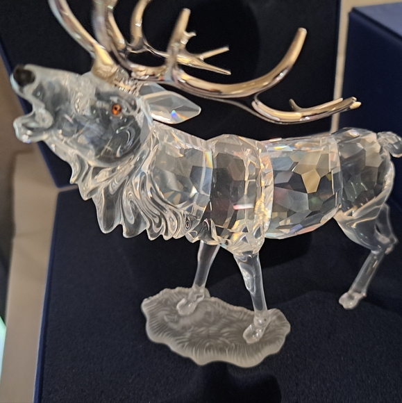 2002 Swarovski crystal Stag Elk in box never displayed pristine 291431 - Picture 4 of 8